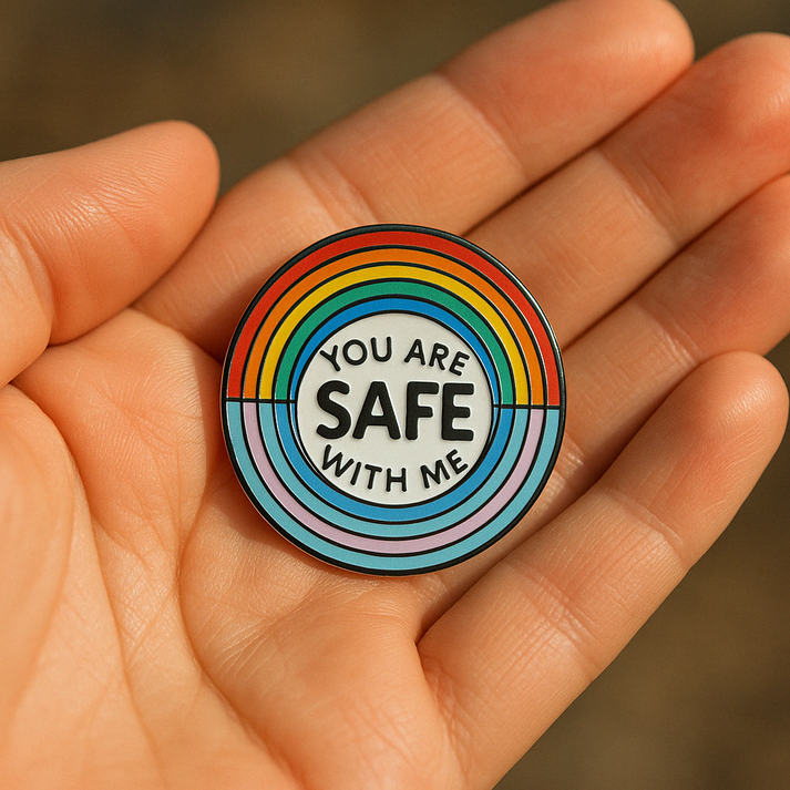 You Are Safe With Me Pin Brasil com Z