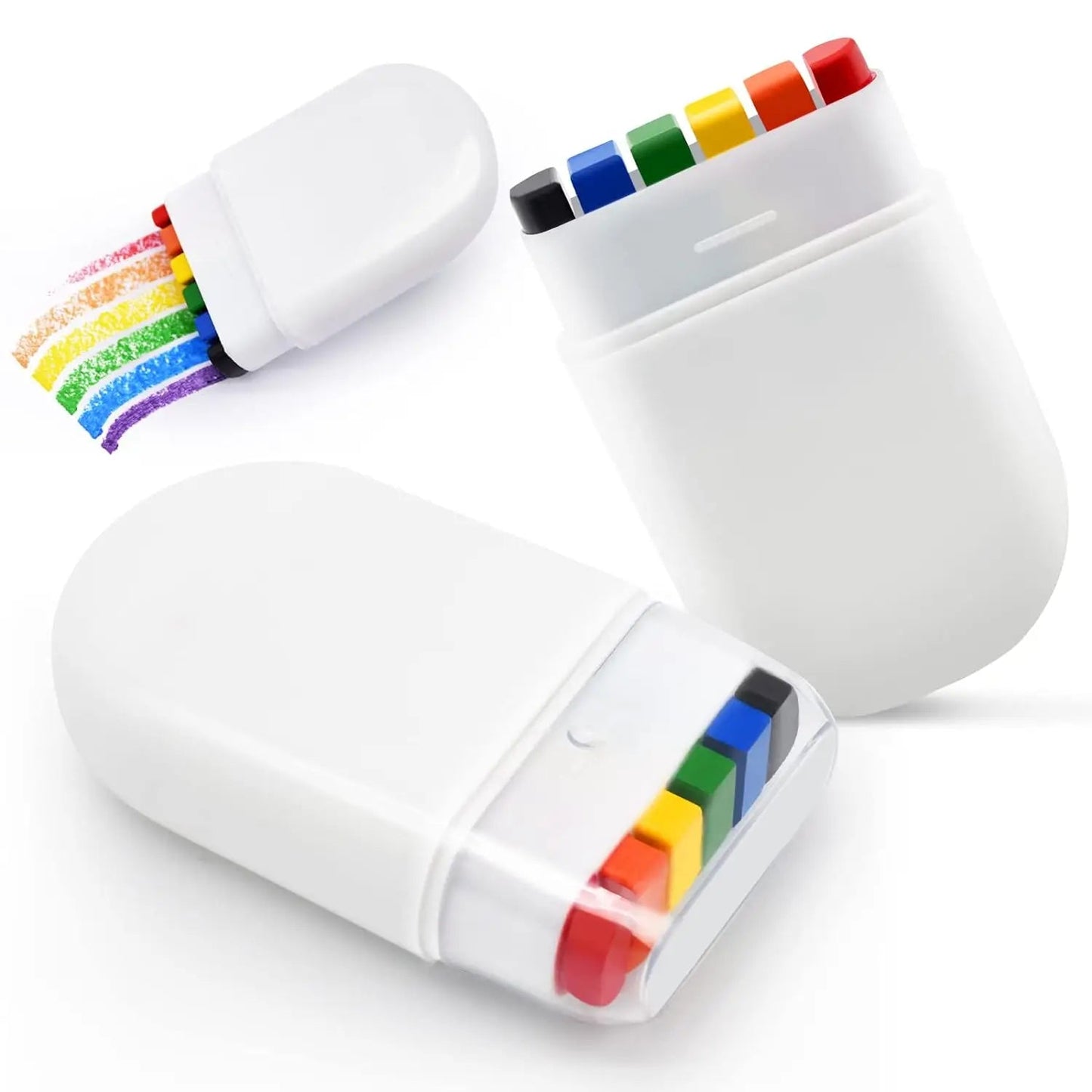 1pcs Pride Month 6 Color Rainbow Face Paint Pen, Carnival Party Face Paint, Fan Face Graffiti Crayon, LGBT Rainbow Strip Cosplay Euro Pride
