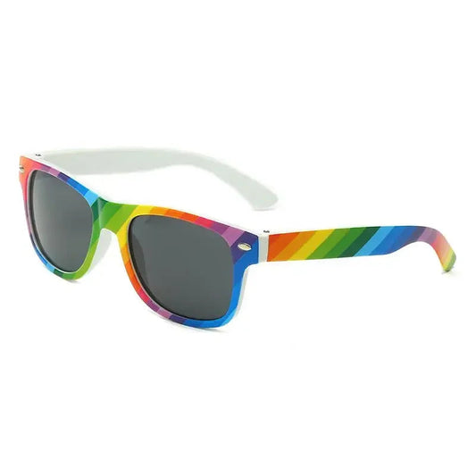 Wholesale Rainbow Pride Sunglasses Unisex Retro UV400 Protection LGBT Eyewear Bulk Sunglasses for Adults Teens Party Glasses Euro Pride
