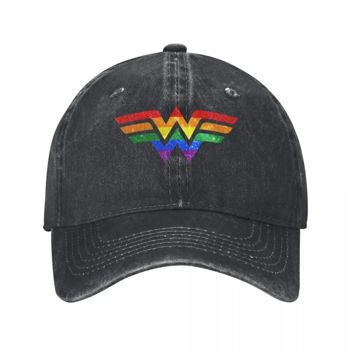 Wonder Pride - Gay Racerback Baseball Cap Cotton Hats Cowboy Caps Unisex Euro Pride