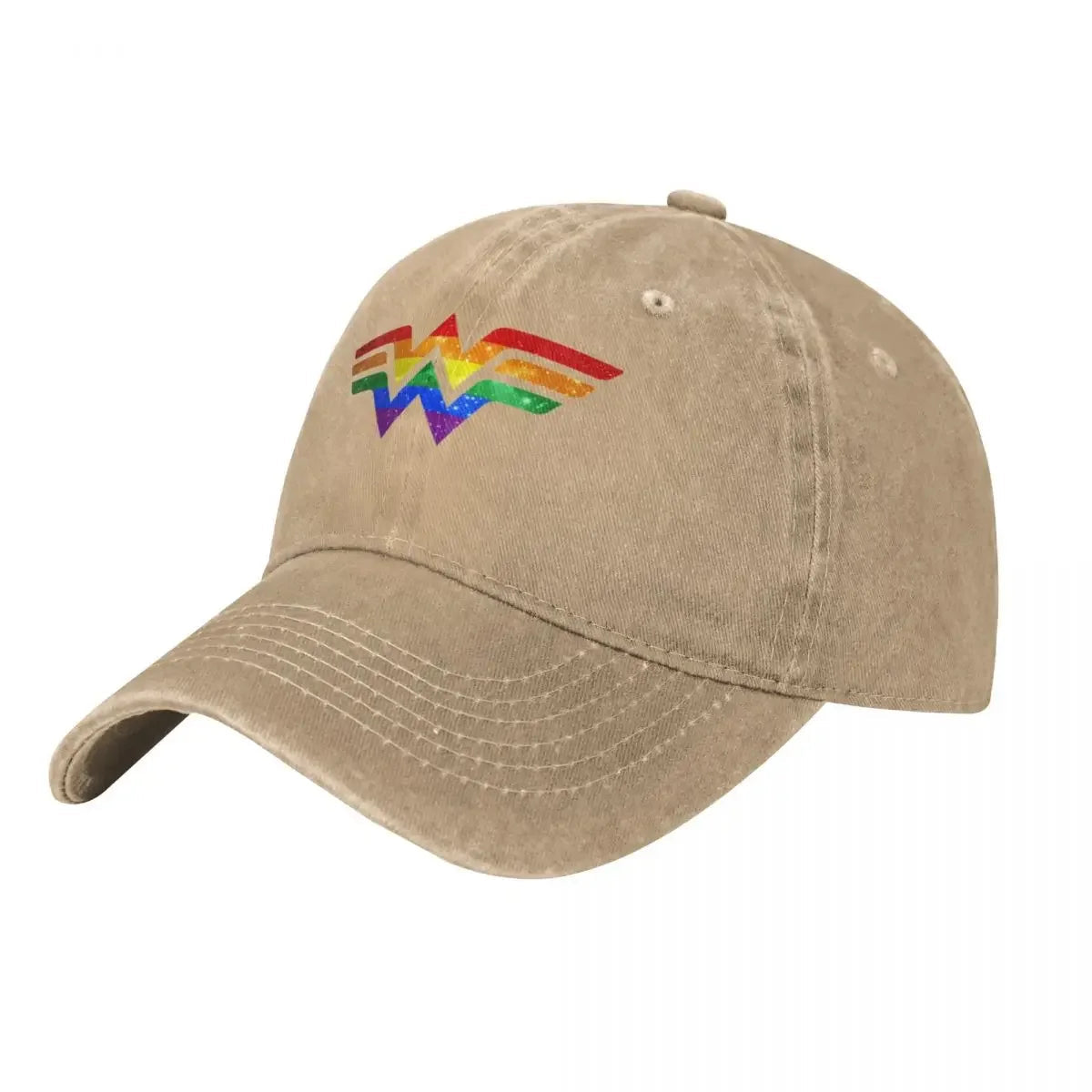 Wonder Pride - Gay Racerback Baseball Cap Cotton Hats Cowboy Caps Unisex Euro Pride