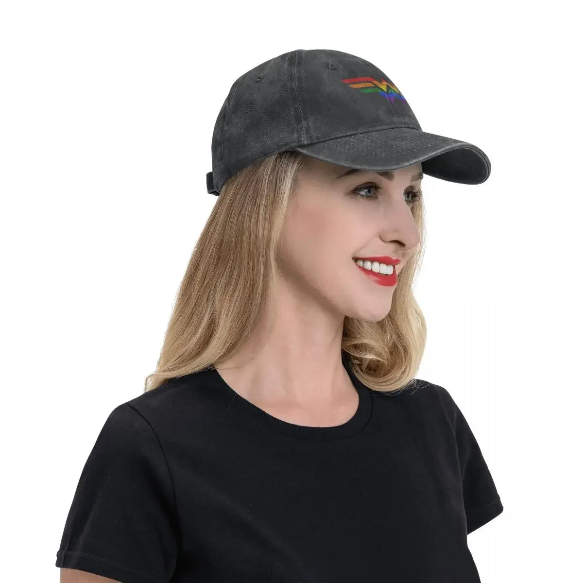 Wonder Pride - Gay Racerback Baseball Cap Cotton Hats Cowboy Caps Unisex Euro Pride
